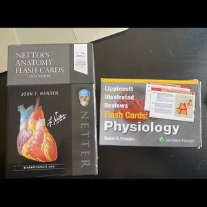 Netter’s anatomy lippincott physiology flash cards